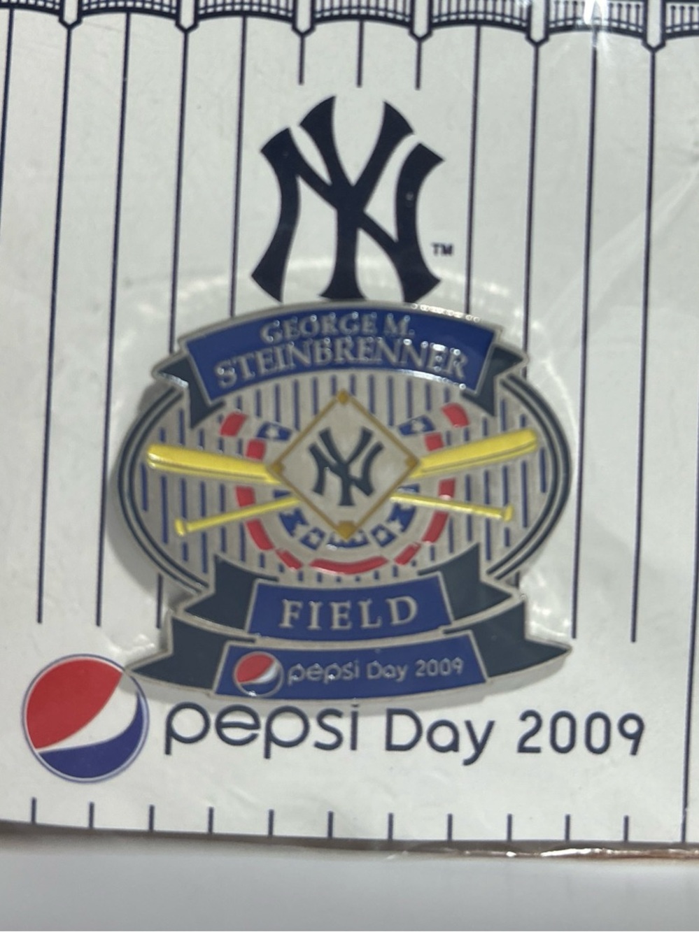 2009 NY Yankees Steinbrenner Field pin